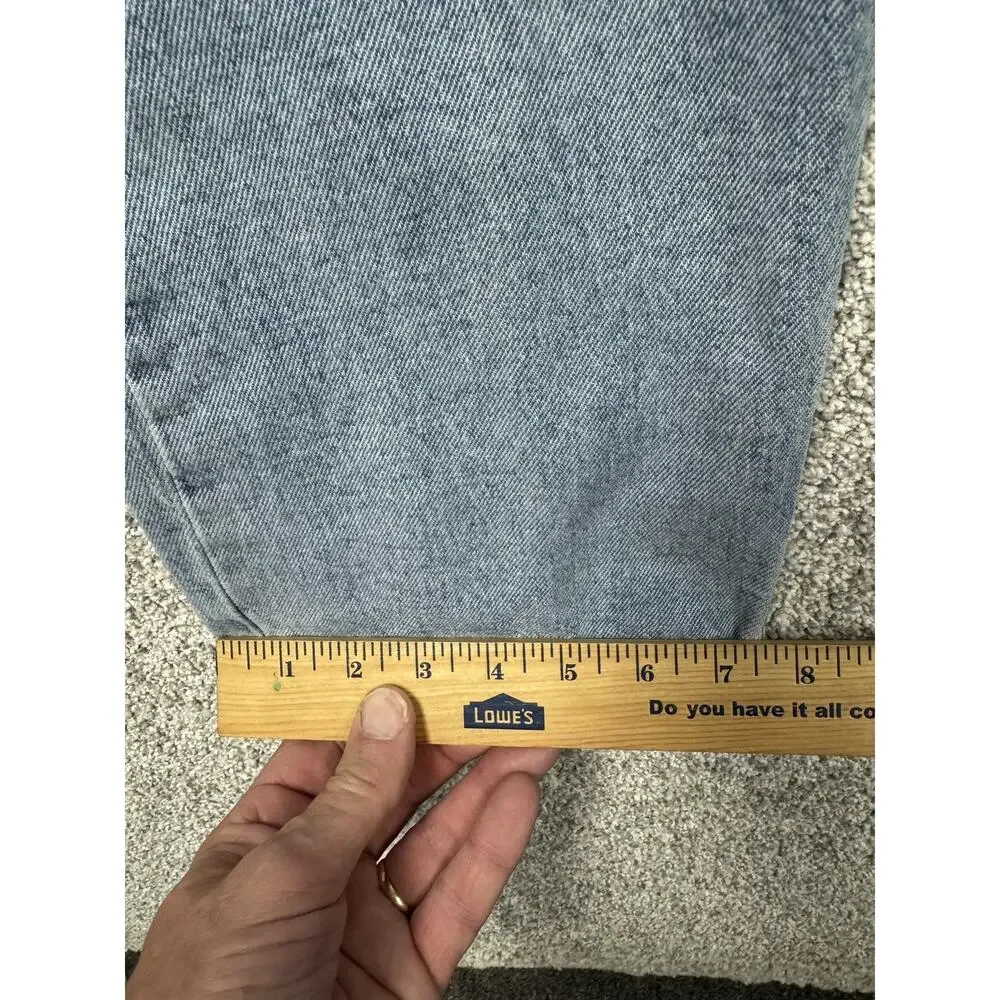 Lee Slim Fit Jeans Mens 38x32 Blue Tapered Leg Stretch Denim Casual 38x34 Tag
